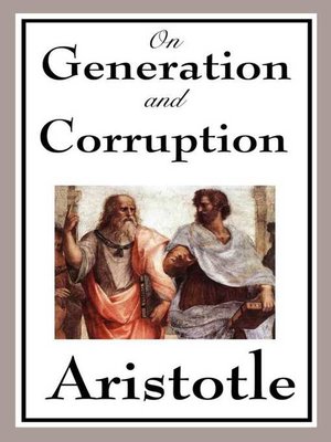 cover image of On Generation and Corruption